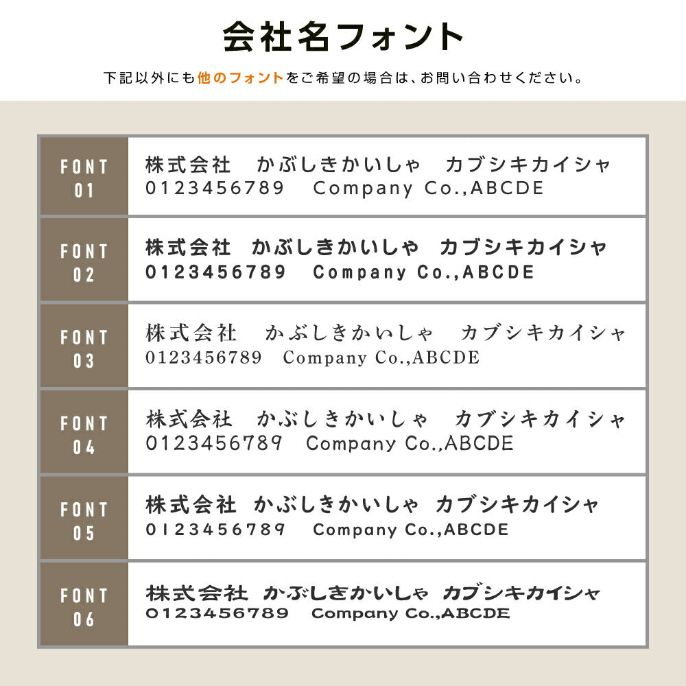 フロア案内板 テナントサイン W500×H620mm|名入れ無料・校正対応|オフィス・ビル用案内プレート fra-11