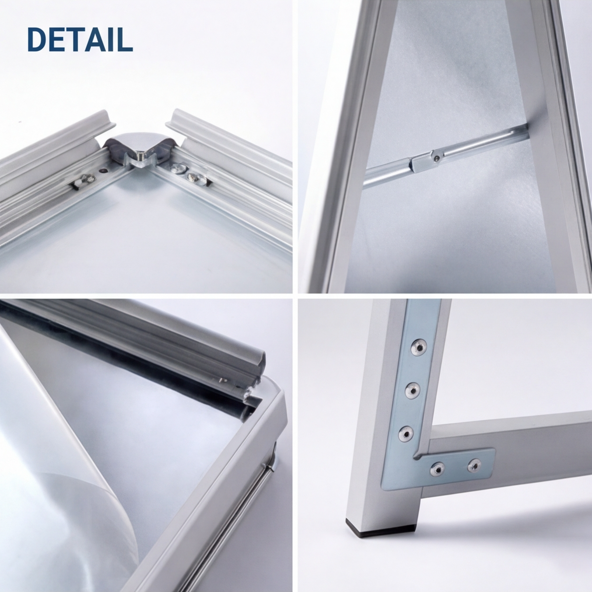 A型スタンド看板 激安コスパタイプ A1 両面 シルバー 低め jc-a1-d-low