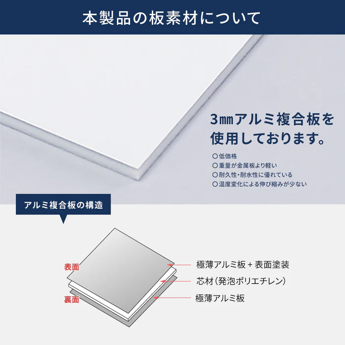 【立入禁止・防犯カメラ作動中】案内看板 サイズ選択可 横型 屋外対応 注意喚起 標識 オーダー プレート看板 店舗用サイン ks-21