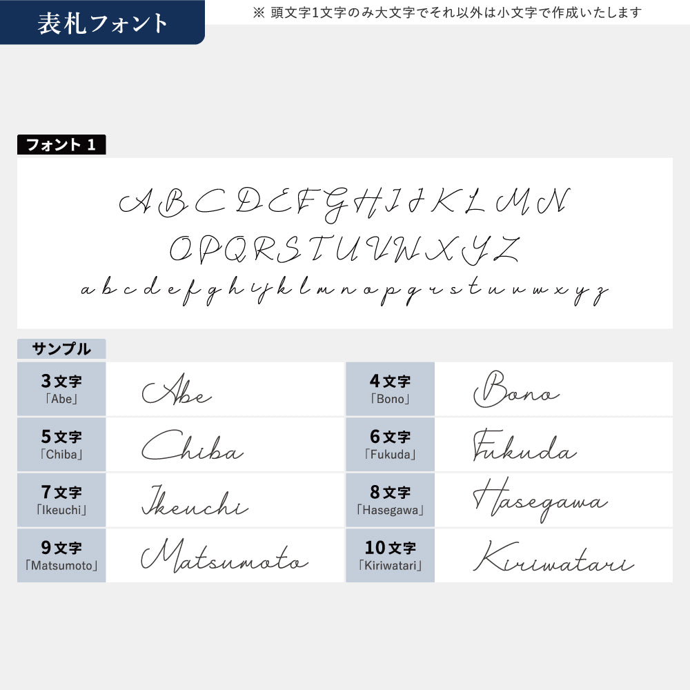 表札 戸建て おしゃれ ステンレス切り文字 ゴールド 手書き風・番地対応 オーダー表札 gs-nmpl-1003