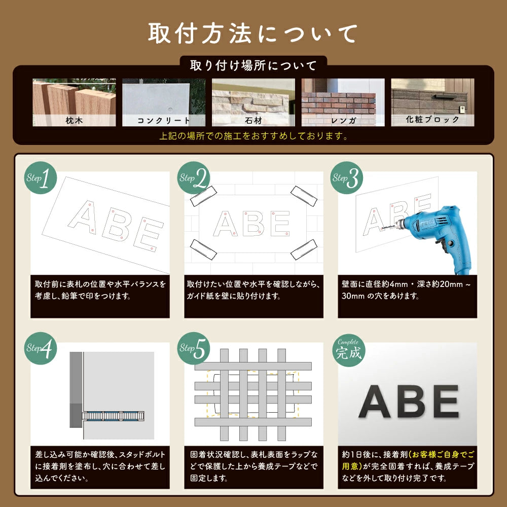 日本製 表札 ステンレス 1文字~ 片仮名 店舗看板 DIY 戸建 切り文字 おしゃれ マ DIY ルームナンバー 番地 筆記体 手書き風 sh-s0022