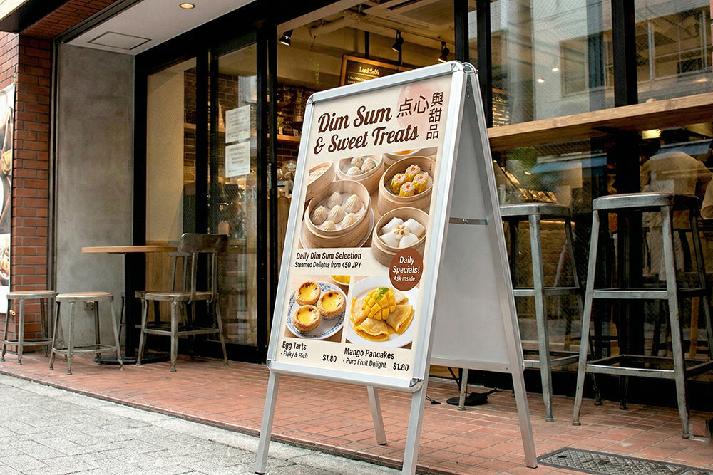 店舗前に置く看板はどれがいい