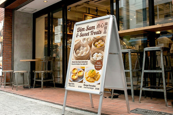 店舗前に置く看板はどれがいい