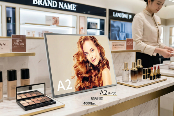 A2サイズ対応の超薄型LEDライトパネル