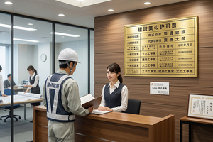 建設業の許可票