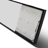 LED内照式壁面看板 W900×H450mm 薄型 アクリル面板 片面仕様 ファサード看板 シルバー/ブラック WD100-900-450