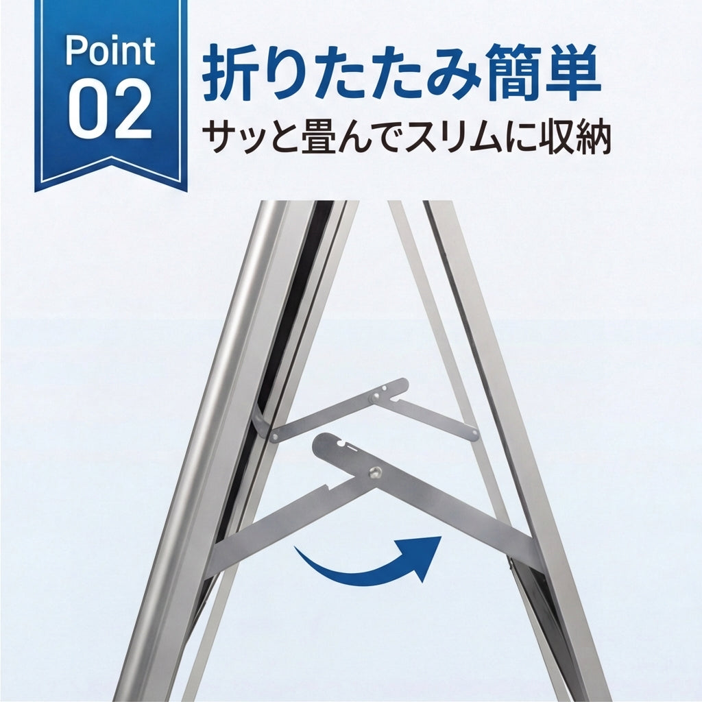 A型スタンド看板 風対策セット A1 片面 シルバー・ブラック・木目 2set-jc-a1-s
