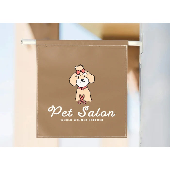 突き出し看板 壁面看板 おしゃれ デザイン 看板作成 オリジナル看板 フルカラー印刷 店舗看板 入口看板 データ持ち込み デザイン製作 SLVAIAN-11