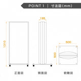 LED電飾スタンド看板 楕円型 内照式 W490×H1310mm 屋外対応 LED看板 スタンド看板 ブラック・シルバー・ゴールド 3色 adoe-led1310