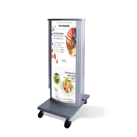 LED看板 電飾スタンド看板 内照式スタンド看板 楕円型 店舗用看板 シルバー ブラック ライトグレー ホワイト ALD-380