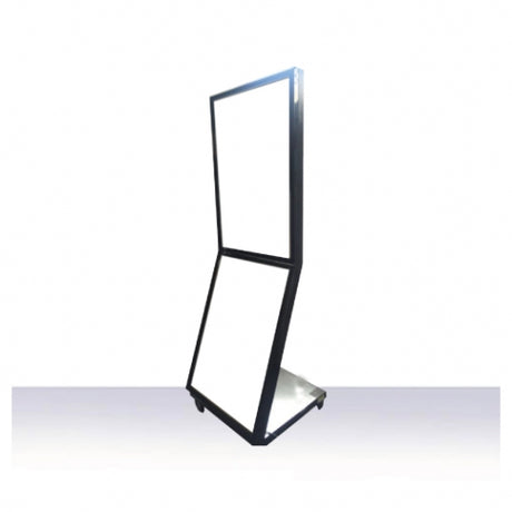 LED看板 LEDライトパネル スタンド看板 内照式 店舗用看板 ブラック ch-a1a1