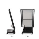 LED看板 LEDライトパネル スタンド看板 内照式 店舗用看板 ブラック ch-b1