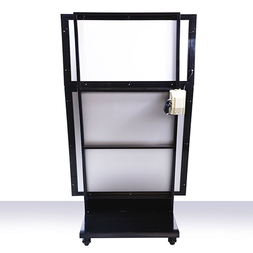 LED看板 LEDライトパネル スタンド看板 内照式 店舗用看板 ブラック ch-b1b2