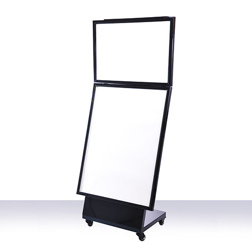 LED看板 LEDライトパネル スタンド看板 内照式 店舗用看板 ブラック ch-b1b2