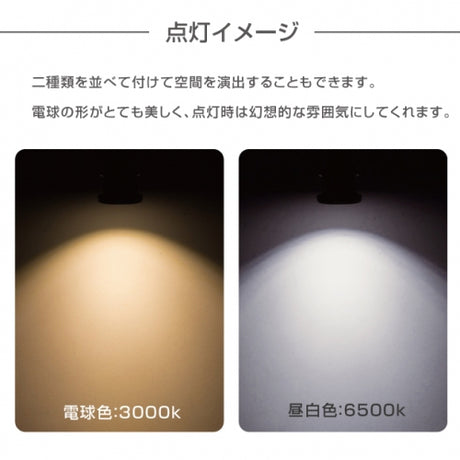 クリップライト LED スポットライト 防水 昼光色　電球色CPLED5
