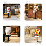 デジタルサイネージ 縦型 32型 43型 50型 スタンド 軽量 薄型 電子看板 店舗用 ディスプレイ USBメモリー対応 dsns-i