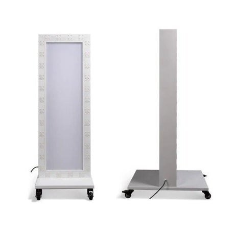 LED看板 電飾スタンド看板 回転式 内照式 店舗用看板 ホワイト led-1670