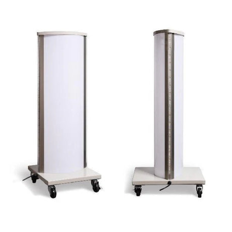 LED看板 電飾スタンド看板 内照式 両面表示 RGB7色点滅 楕円型 店舗用看板 屋外広告 シルバー LED-VALUE-480