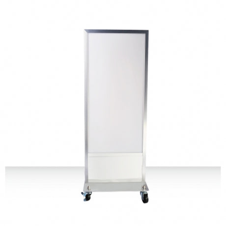 LED電飾スタンド看板 両面表示 キャスター付 内照式 店舗用看板 シルバー ブラック TK-LED-N450