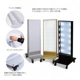 LED看板 薄型 電飾スタンド看板 内照式 店舗用 屋外看板 W400×H1100mm 3色展開 シルバー ブラック ゴールド TL-N380