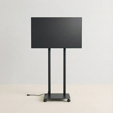 43インチ デジタルサイネージ キャスター付き 2本ポールスタンド 縦横対応 フルHD 室内用 高さ1698mm TSTV-CHD43