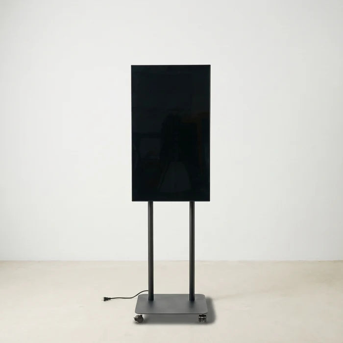 43インチ デジタルサイネージ キャスター付き 2本ポールスタンド 縦横対応 フルHD 室内用 高さ1698mm TSTV-CHD43