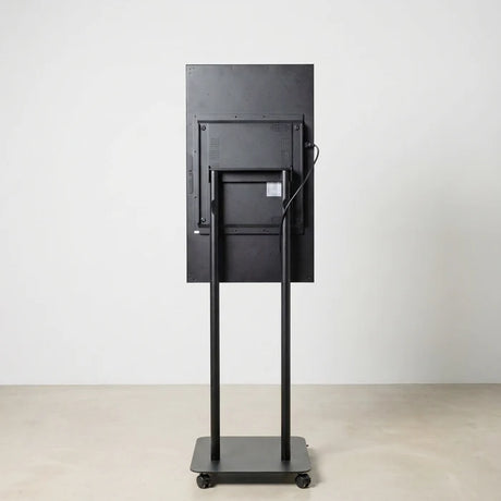 43インチ デジタルサイネージ キャスター付き 2本ポールスタンド 縦横対応 フルHD 室内用 高さ1698mm TSTV-CHD43