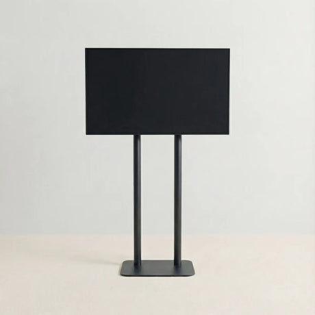 43インチ デジタルサイネージ 2本ポールスタンド付 縦横対応 フルHD 室内用 高さ1360mm TSTV-D43