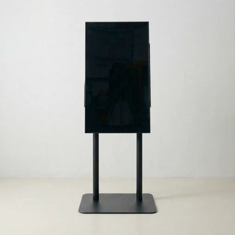 43インチ デジタルサイネージ 2本ポールスタンド付 縦横対応 フルHD 室内用 高さ1360mm TSTV-D43