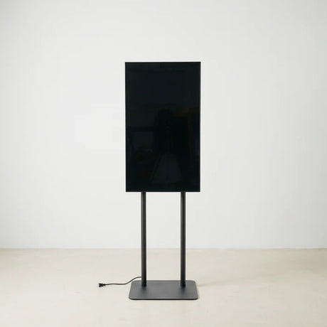 43インチ デジタルサイネージ 2本ポールスタンド付 縦横対応 フルHD 室内用 高さ1698mm TSTV-HD43