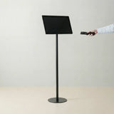 USB再生対応 電子ペーパーサイネージ 15.6インチ スチール製ワンポールスタンド デジタル看板 TSTV-S15