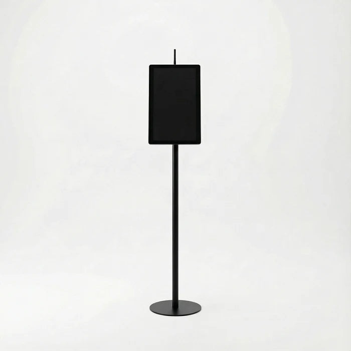 USB再生対応 電子ペーパーサイネージ 15.6インチ スチール製ワンポールスタンド デジタル看板 TSTV-S15