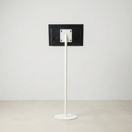 USB再生対応 電子ペーパーサイネージ 15.6インチ スチール製ワンポールスタンド デジタル看板 TSTV-S15