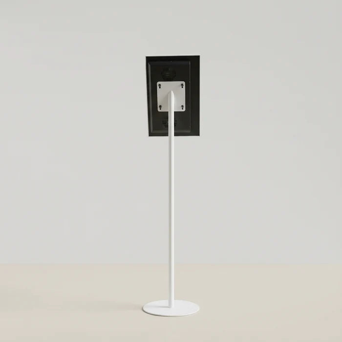 USB再生対応 電子ペーパーサイネージ 15.6インチ スチール製ワンポールスタンド デジタル看板 TSTV-S15