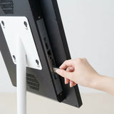 USB再生対応 電子ペーパーサイネージ 15.6インチ スチール製ワンポールスタンド デジタル看板 TSTV-S15