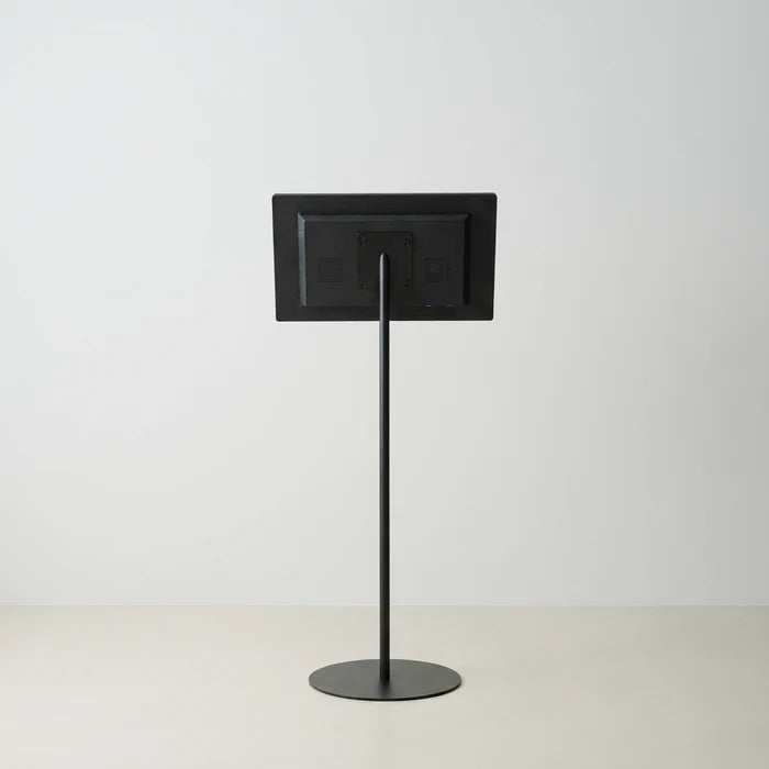 USB再生対応 電子ペーパーサイネージ 21.5インチ スチール製ワンポールスタンド デジタル看板 TSTV-S21