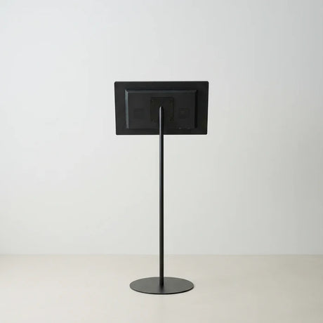 USB再生対応 電子ペーパーサイネージ 21.5インチ スチール製ワンポールスタンド デジタル看板 TSTV-S21