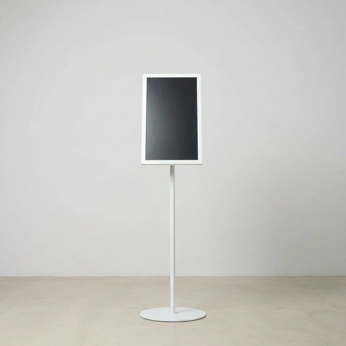 USB再生対応 電子ペーパーサイネージ 21.5インチ スチール製ワンポールスタンド デジタル看板 TSTV-S21