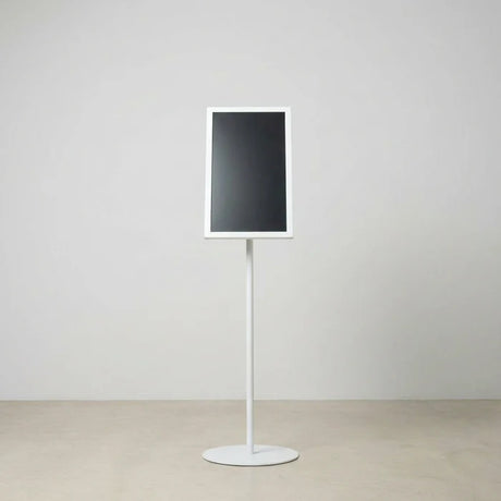 USB再生対応 電子ペーパーサイネージ 21.5インチ スチール製ワンポールスタンド デジタル看板 TSTV-S21