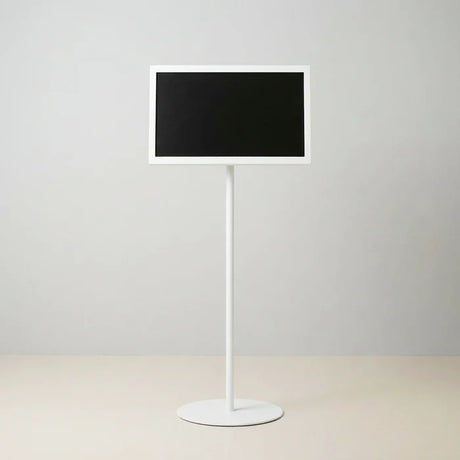 USB再生対応 電子ペーパーサイネージ 21.5インチ スチール製ワンポールスタンド デジタル看板 TSTV-S21