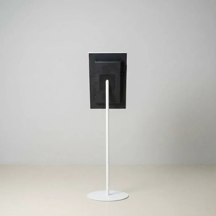 USB再生対応 電子ペーパーサイネージ 21.5インチ スチール製ワンポールスタンド デジタル看板 TSTV-S21