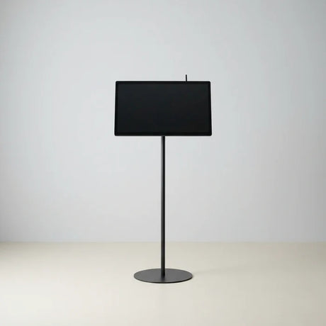 USB再生対応 電子ペーパーサイネージ 23.8インチ スチール製ワンポールスタンド デジタル看板 TSTV-S23