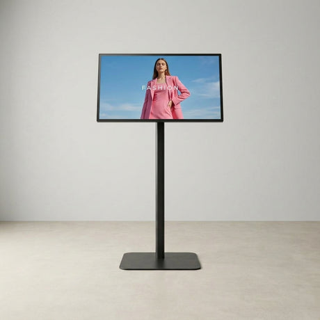 縦横両用 角度調整OK スタンド付きデジタルサイネージ 32インチ 室内用 フルHD（1920×1080）高さ1360mm tstv-s32