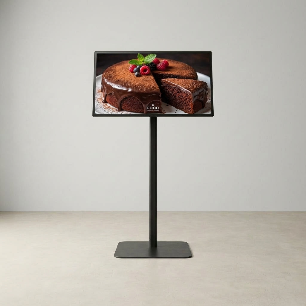 縦横両用 角度調整OK スタンド付きデジタルサイネージ 32インチ 室内用 フルHD（1920×1080）高さ1360mm tstv-s32