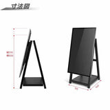 デジタルサイネージ 43インチ A型スタンド 屋内用 縦横対応 電子看板 両面イメージ 店舗用 tv-a43