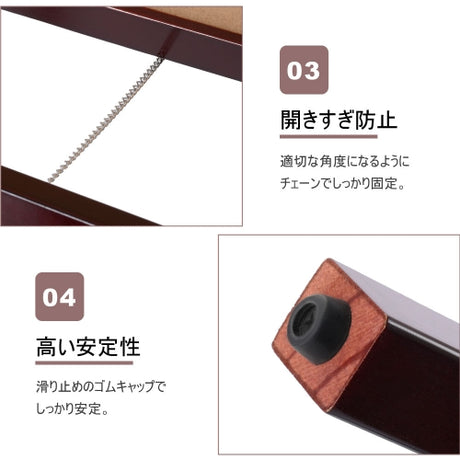 ブラックボード A型看板 木製 ハンド式 片面 マーカー・磁石対応 WBS-DL98