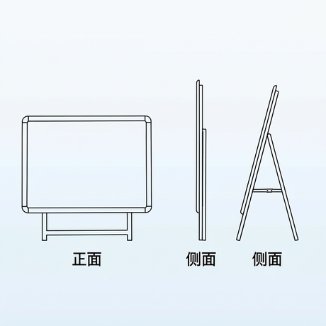 A型スタンド看板 B0サイズ 横型 片面仕様 屋外対応 耐候 軽量 アルミフレーム 折りたたみ式 スタンドサイン 大型看板 店舗用 シルバー b0-s