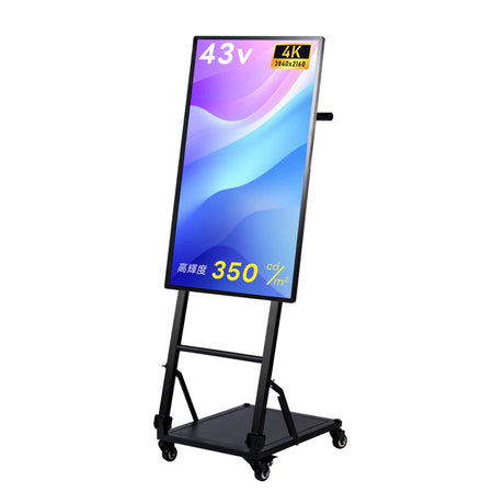 デジタルサイネージ 屋内仕様 32/43インチ対応 傾斜型スタンドセット 縦横自由 コンテンツ配信 軽量 USBメモリー dsns-j