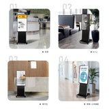 デジタルサイネージ 43インチ 50インチ 傾斜スタンド 縦横対応 軽量可動 屋内用 電子看板 dsns-a