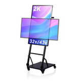 デジタルサイネージ 屋内仕様 32/43インチ対応 傾斜型スタンドセット 縦横自由 コンテンツ配信 軽量 USBメモリー dsns-j